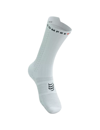 Compressport Pro Racing Socks v4.0 BIKE - Calcetines de ciclismo  White Black