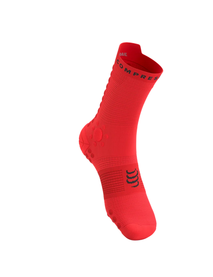Pro Racing Socks v4.0 TRAIL Fluo Red/Black