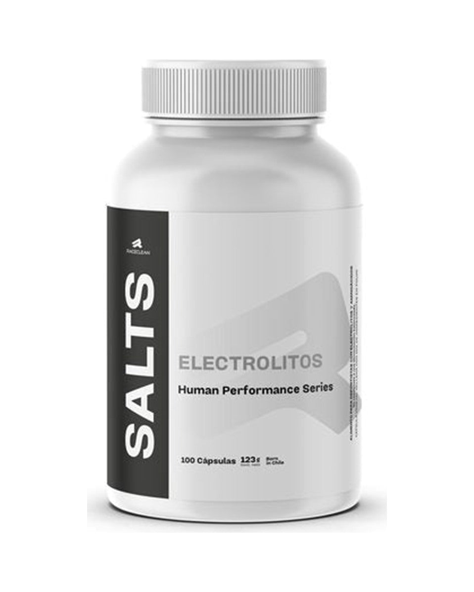 RaceClean SALTS – Electrolitos en cápsulas veganas (100 cápsulas)