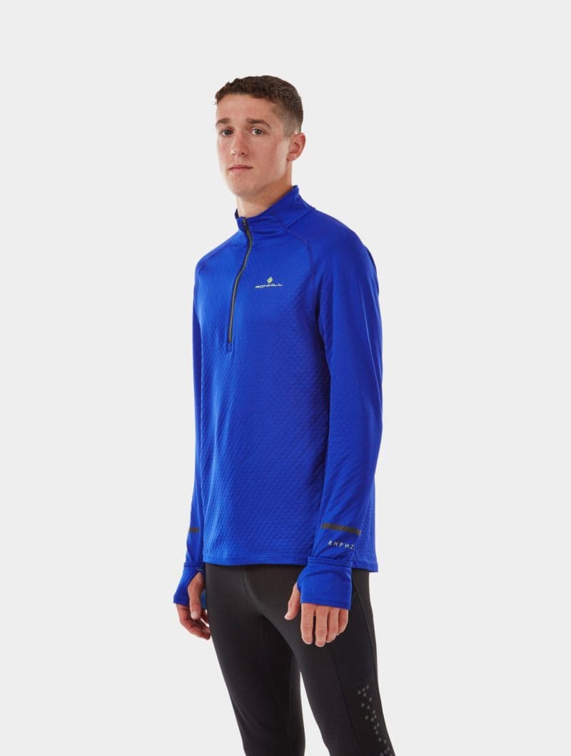 RONHILL Tech Prism 1/2 Zip – Polera de running para hombre