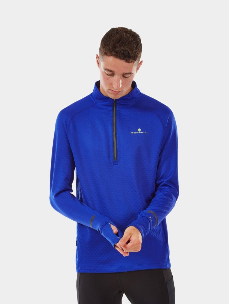 RONHILL Tech Prism 1/2 Zip – Polera de running para hombre