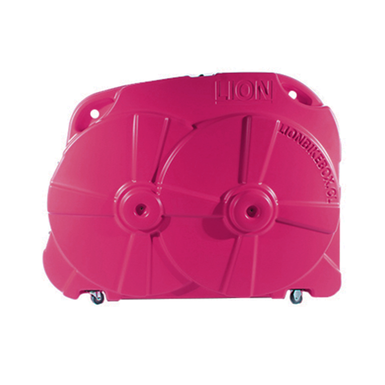 Maleta rígida para bicicleta Lion Bike Box (Rosada)