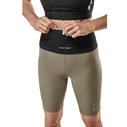CEP Run Belt – Cinturón de running unisex con dos bolsillos.