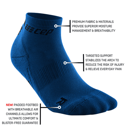 CEP The Run Low Cut 4.0 – Calcetines de compresión de caña baja para hombre (3 colores)
