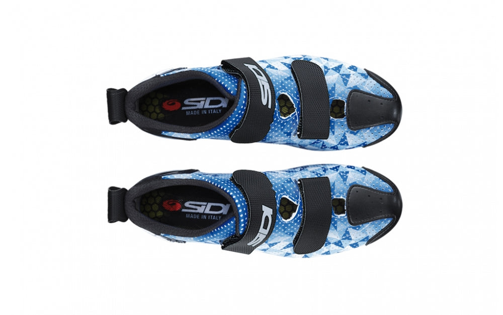 Sidi T-5 Air - Zapato de ciclismo Triatlón Azul Blanco Negro