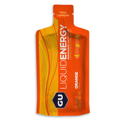Caja de 12 Geles Liquidos GU Energy Gel 60g. Con y sin Cafeína (4 Sabores)