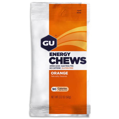 Gomitas GU Energy Chews 60g (8 Gomitas) (3 Sabores Con y Sin Cafeína)