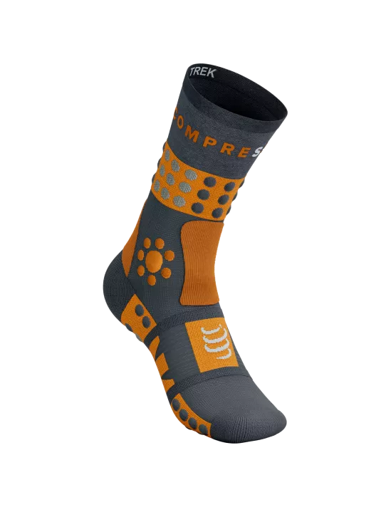 Compressport Trekking Socks - Calcetines de trekking y trail Magnet /Autumn Glory