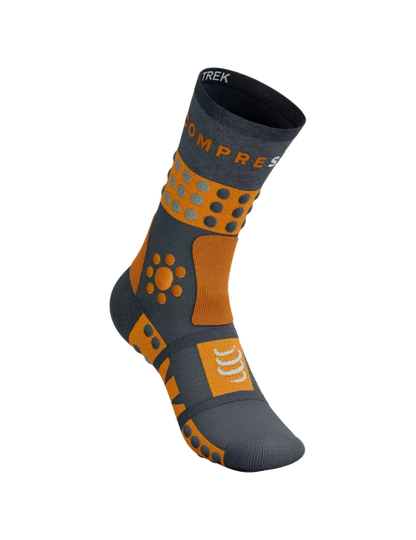 Compressport Trekking Socks - Calcetines de trekking y trail Magnet /Autumn Glory