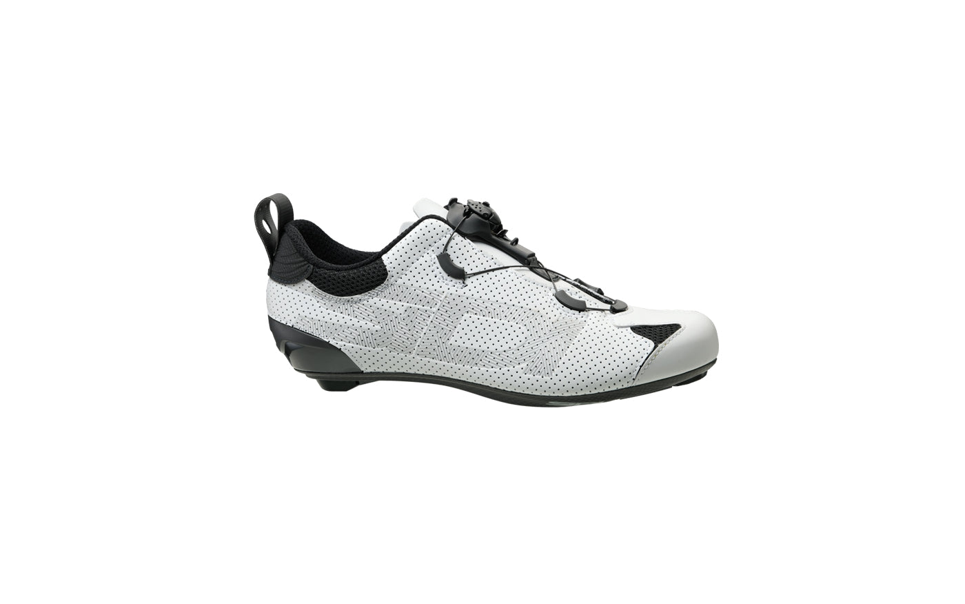 Sidi Tri-Sixty - Zapato de Triatlón para transiciones. Carbono (Blanco)