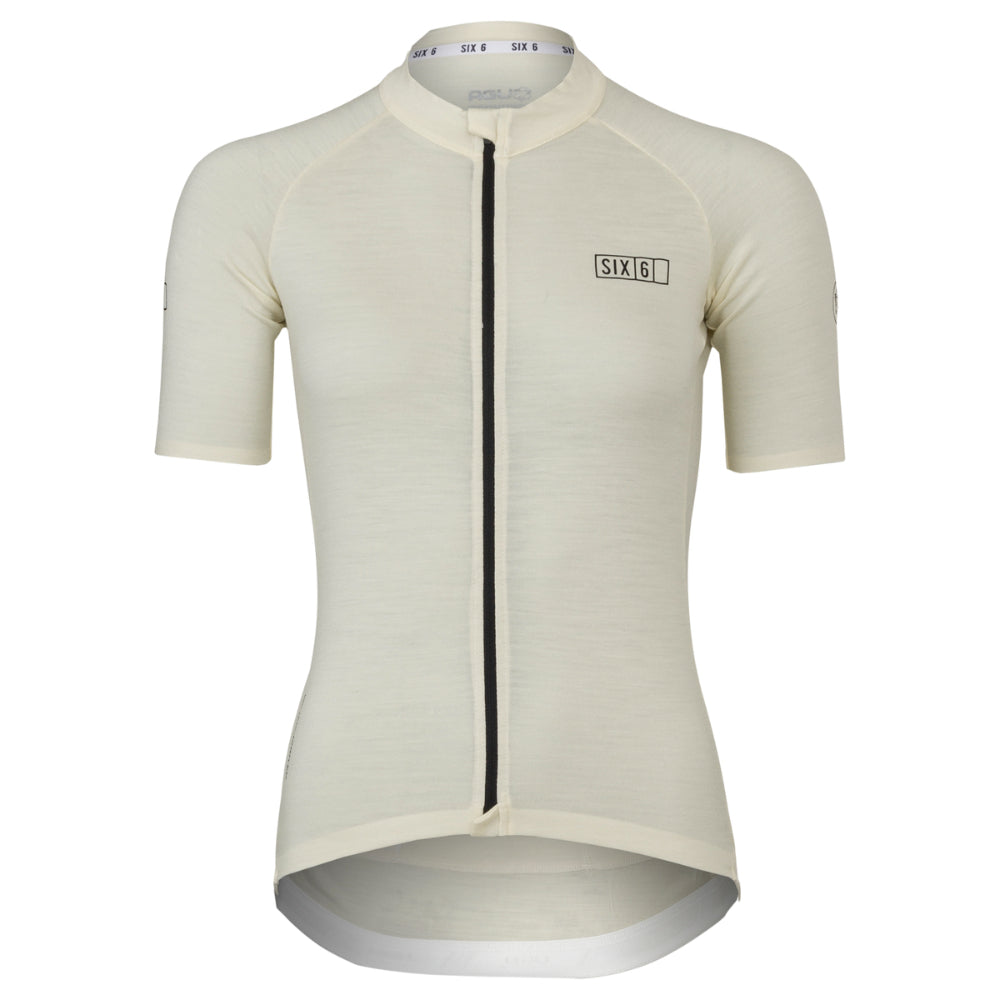 Tricota ciclismo mujer AGU Merino Undyed natural sin teñir sostenible vista frontal