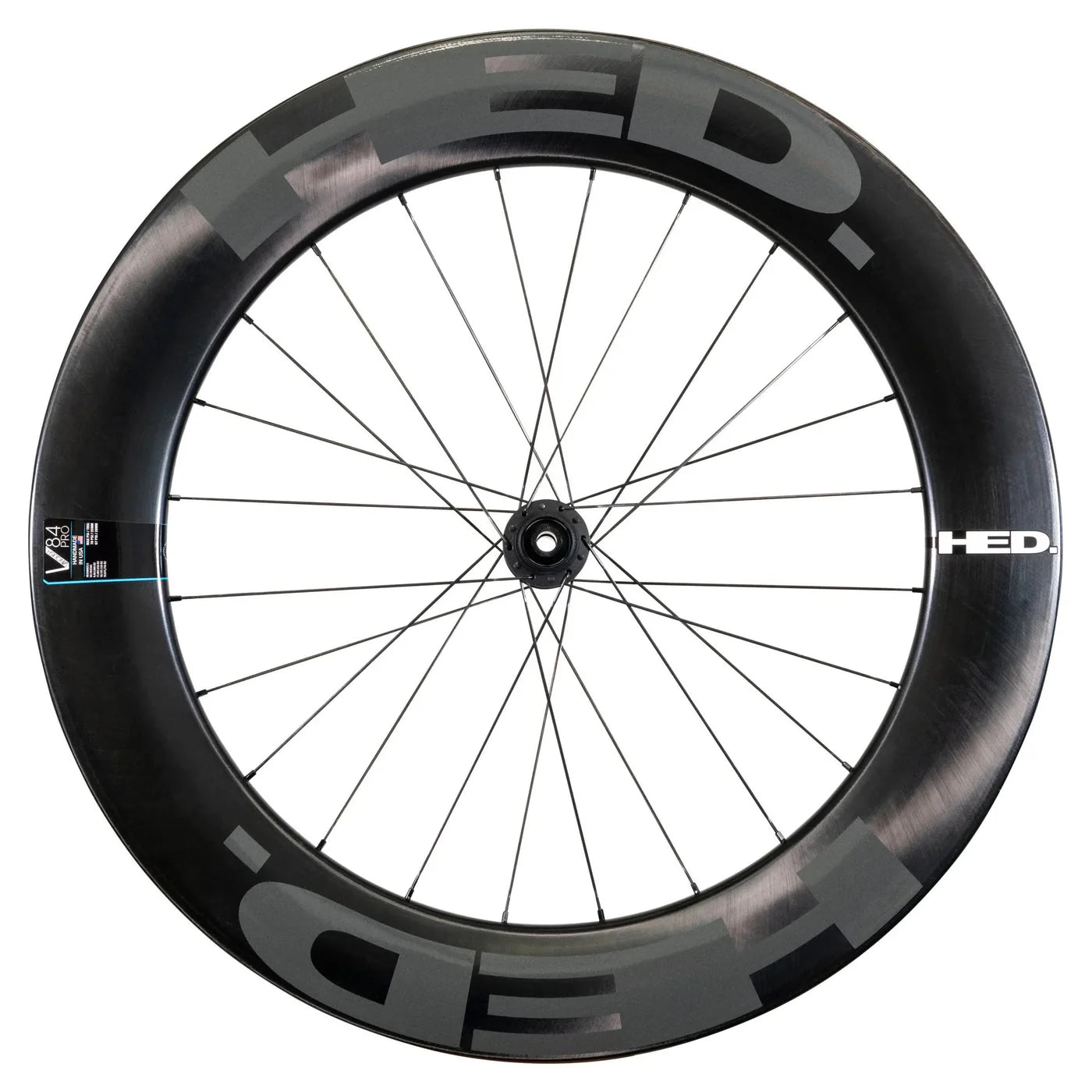 HED Vanquish Pro - Rueda lenticular para triatlón o contra reloj. Opción Sola o con delantera perfil 62 o 82 (Freno Disco)