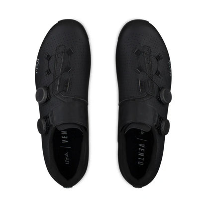 Fizik Vento Infinito Knit Carbon 2 – Zapatos de ciclismo Ruta de Alto Rendimiento (negro)