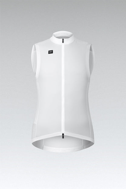 Gobik Vector 2.0 – Cortaviento de ciclismo mujer. (Blanco)