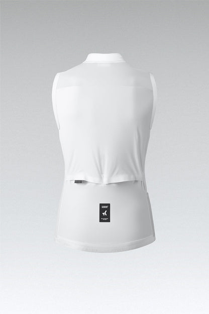 Gobik Vector 2.0 – Cortaviento de ciclismo mujer. (Blanco)