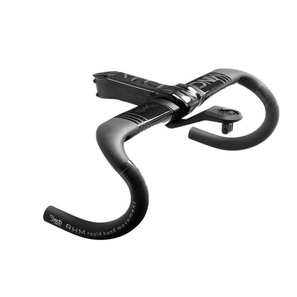 Deda VINCI RHM - Manubrio aero de ciclismo Ruta de Carbono Integrado. Manillar Ø31.7, Ancho 42 cm