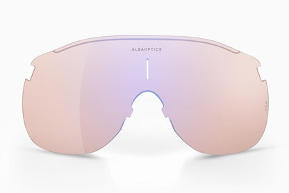 Alba Optics: Cristal para Anteojos deportivos Stratos rosado fotocromático (SF-Lens FLM)