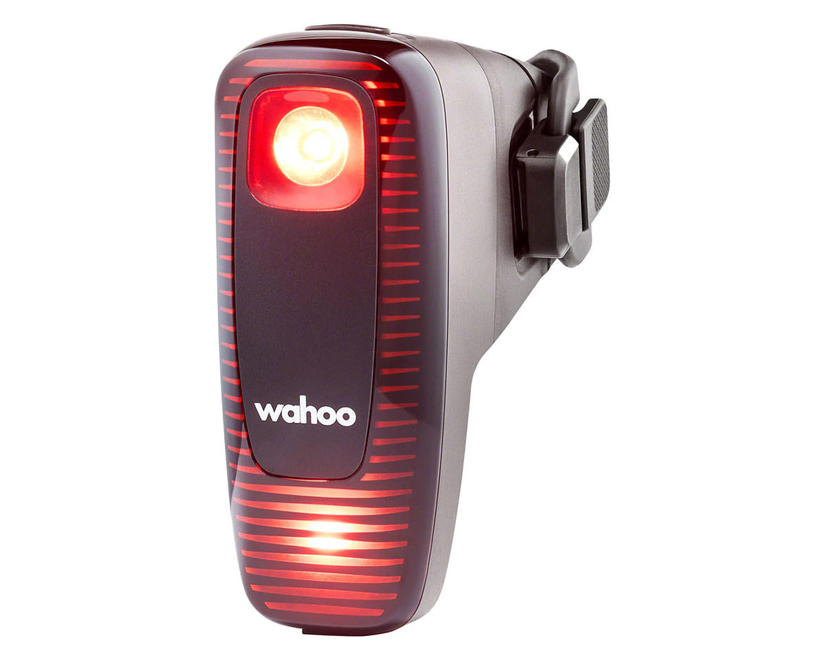 Wahoo TRACKR Radar – Radar trasero con luz inteligente para seguridad en bicicletas de Ruta y urbanas