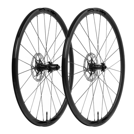 Deda RS3 DB ALLOY - Ruedas de ciclismo de Ruta. Aluminio perfil 30MM. Freno Disco Tubeless.