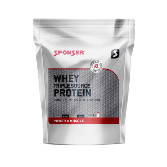 Proteína en Polvo Sponser - Whey Triple fuente Sabor Swiss Chocolate (500g)