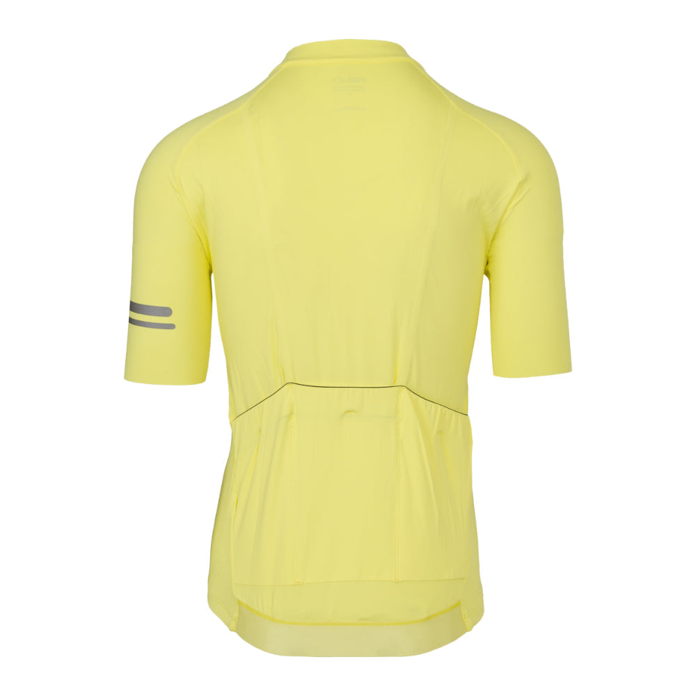 Tricota AGU Trend Solid Yellowtail hombre vista trasera bolsillos ciclismo
