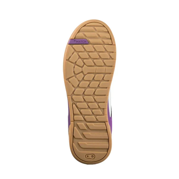Zapatillas Crankbrothers Stamp Lace - Zapatos MTB planos - Bernard Kerr (blanco morado)