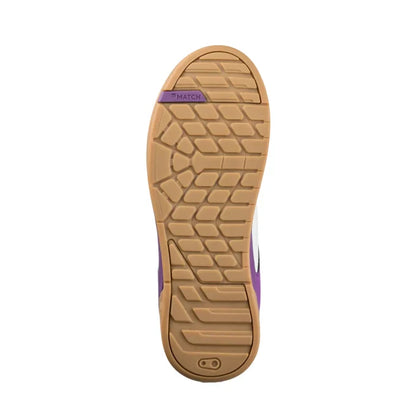 Zapatillas Crankbrothers Stamp Lace - Zapatos MTB planos - Bernard Kerr (blanco morado)