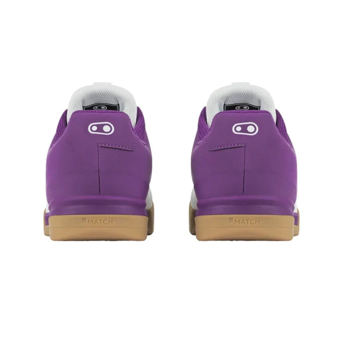 Zapatillas Crankbrothers Stamp Lace - Zapatos MTB planos - Bernard Kerr (blanco morado)