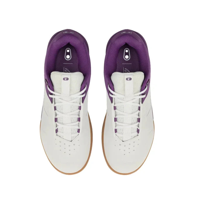 Zapatillas Crankbrothers Stamp Lace - Zapatos MTB planos - Bernard Kerr (blanco morado)