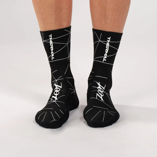 Botines de natación, Calcetines aguas frias Zoot UNISEX THERMO NEOPRENE BOOTIE negro