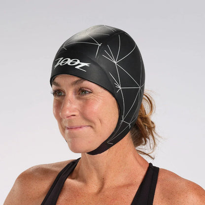 Gorra de neopreno natación Negra Zoot