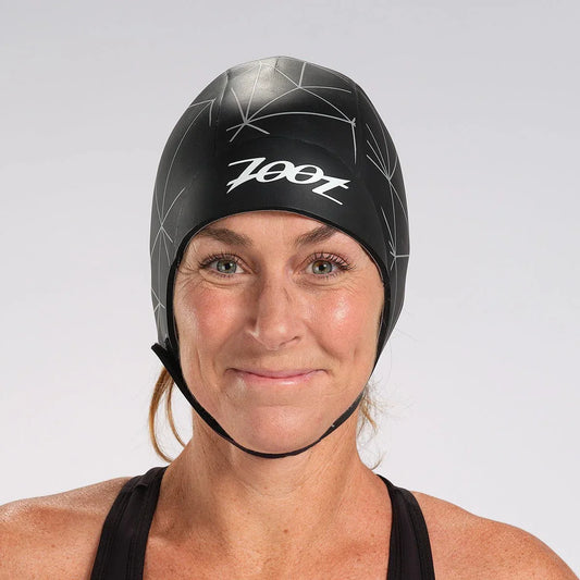 Gorra de neopreno natación Negra Zoot