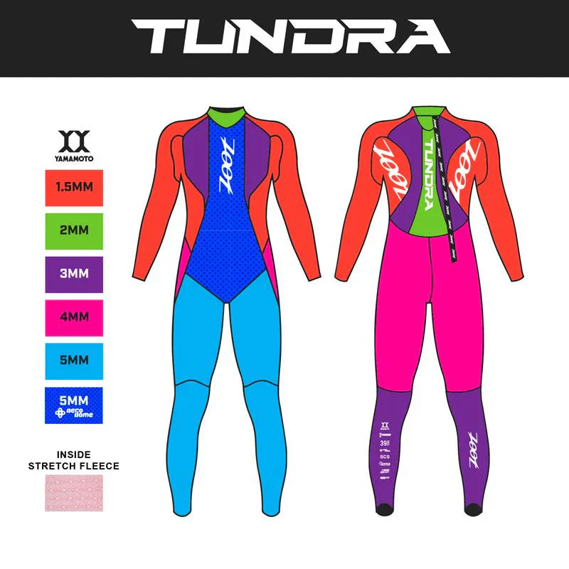 ZOOT TUNDRA WETSUIT ICE BLUE  - Traje de Natación Neopreno Hombre