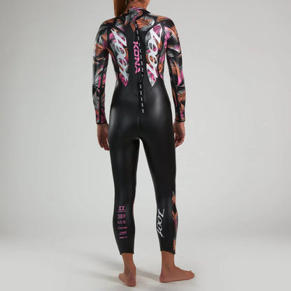 ZOOT KONA WETSUIT PINK FLORA - Traje de Natación Neopreno Mujer