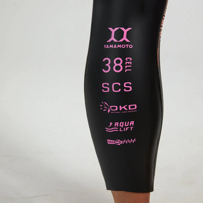 ZOOT KONA WETSUIT PINK FLORA - Traje de Natación Neopreno Mujer