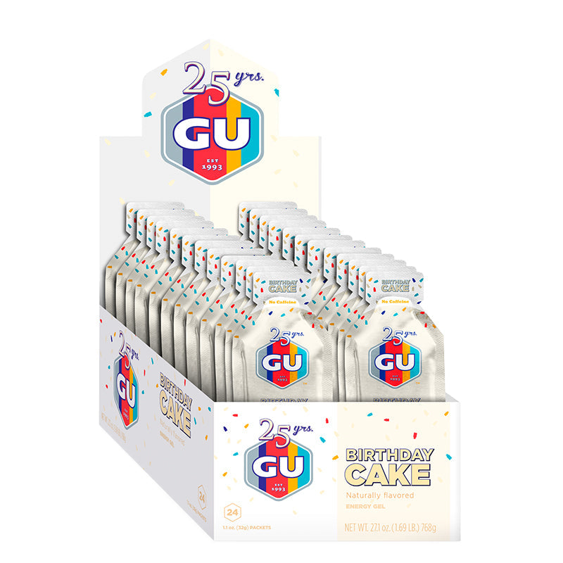Caja de 24 Geles GU Energy Gel Original 32g (Sin Cafeina) (6 sabores)