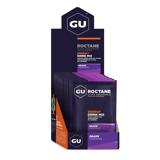 Bebida Deportiva GU Roctane Energy Drink Mix carbo (Caja de 10 sobres de 65g) (4 sabores)