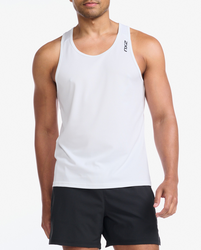 Polera Hombre Aspire Singlet - White/Black - 2XU