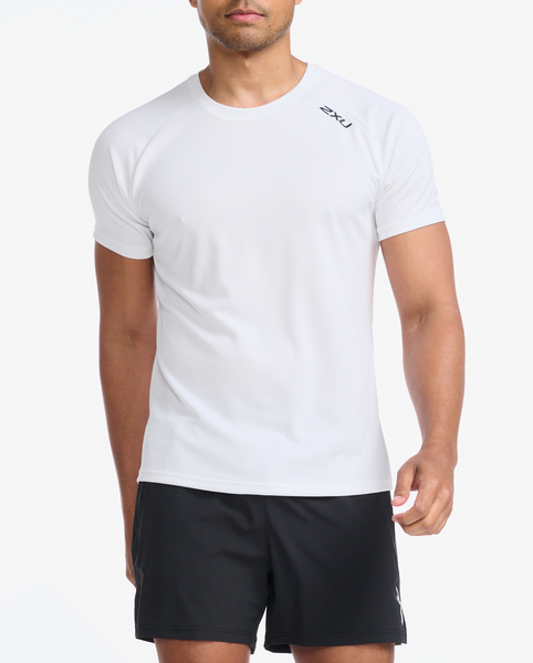Polera Deportiva manga corta Hombre Aspire Tee - Blanco - 2XU