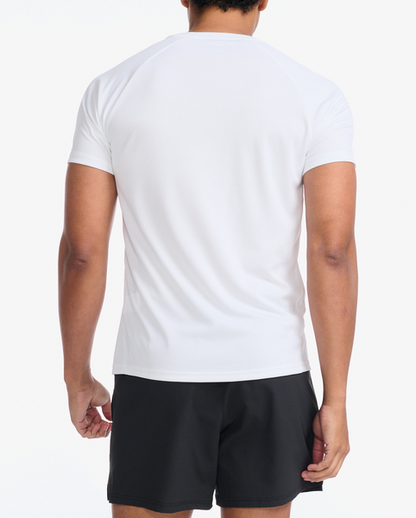 Polera Deportiva manga corta Hombre Aspire Tee - Blanco - 2XU