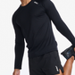 Polera Manga Larga Hombre 2XU Aspire L/S - Negra