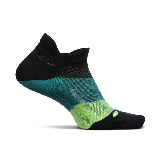 Calcetín de Running Feetures corto - Negro con verde