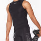 Polera Sin Mangas Core Compression - Black/Silver - 2XU