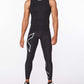 Polera Sin Mangas Core Compression - Black/Silver - 2XU