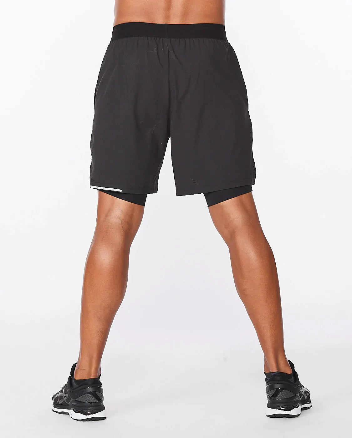 Shorts de Running con calza interior Hombre Aero 7 pulgadas - Negro reflectante - 2XU