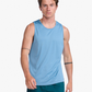 Polera Hombre Aero Tank Shadow/Black Reflective - 2XU