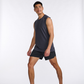 Polera de running Hombre 2XU Motion Tank India Ink/Black