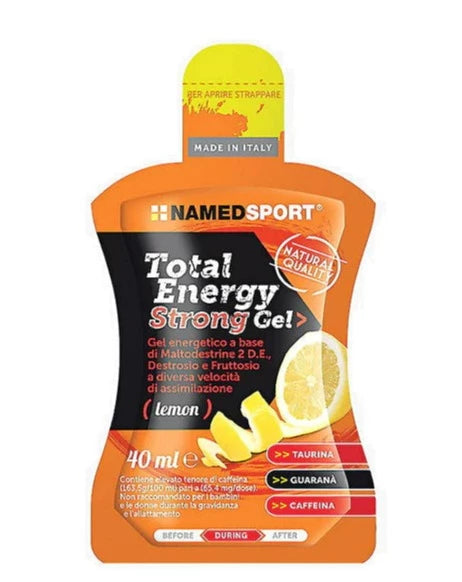 Gel Named Sport Strong sabor Limón. con Cafeina, Taurina y Guaraná (40ml)
