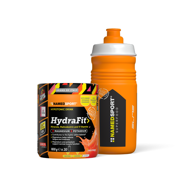 Bebida Hipotónica Named Sport Hydrafit (400g) + Caramagiola Elite