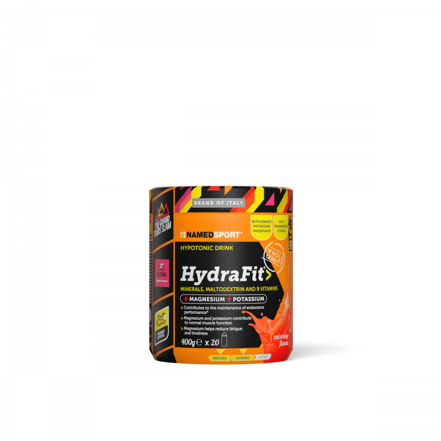 Bebida Hipotónica Named Sport Hydrafit (400g) + Caramagiola Elite